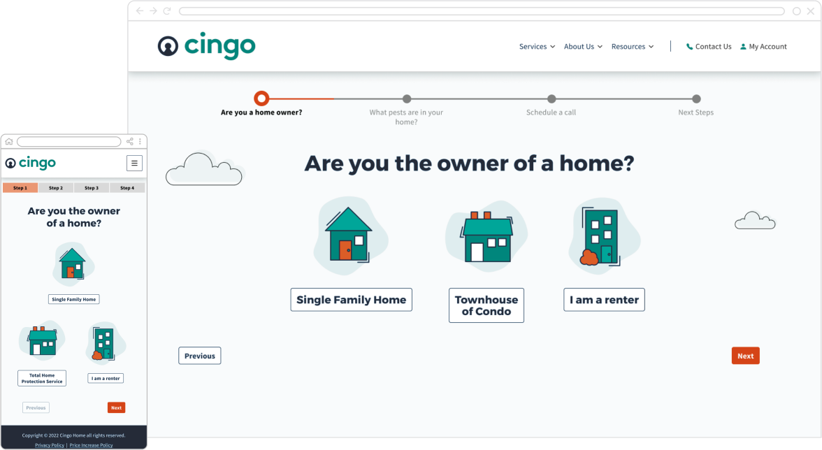 Cingo Screens 2 of 3
