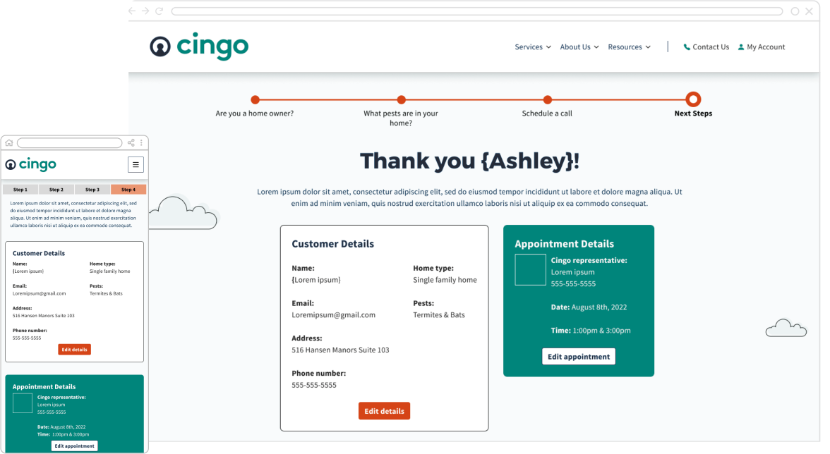 Cingo Screens 3 of 3