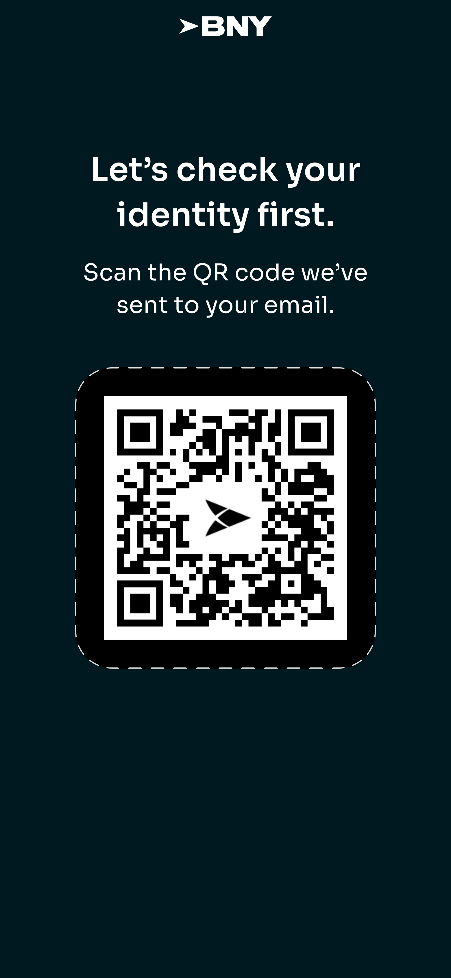 Mobile screen 2 of BNY Mellon NFT minting experience