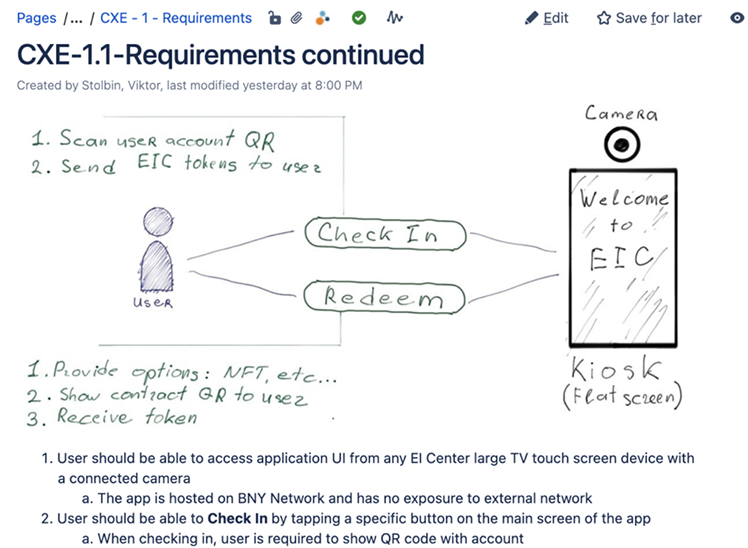 BNY Mellon digital platform website screen, scope exploration