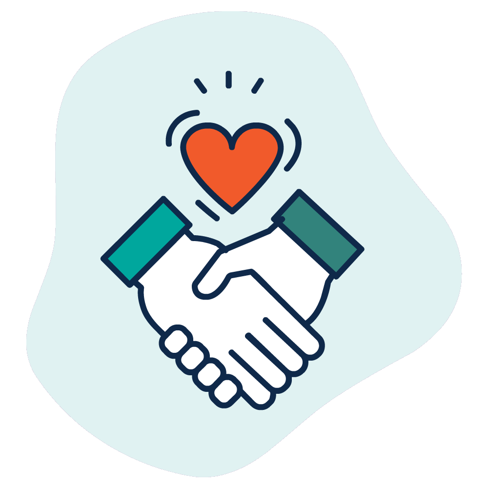 Cingo animated brand illustration — Community