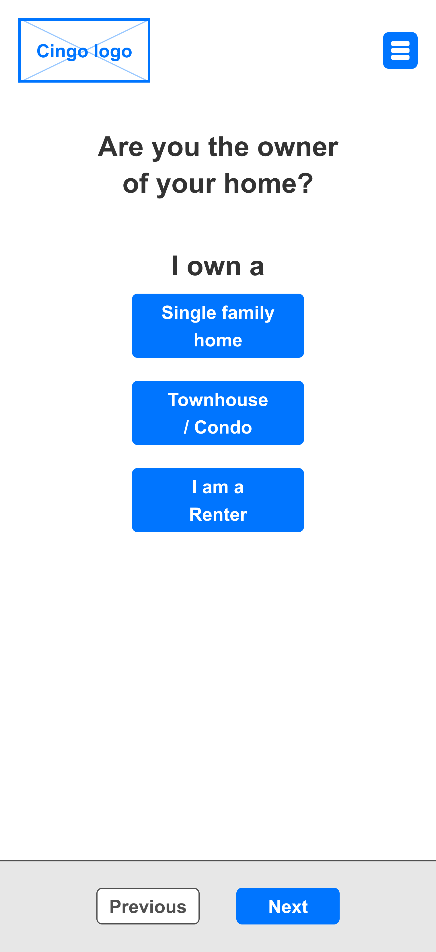 Mobile screen 1 of Cingo's Crisis Experience experience