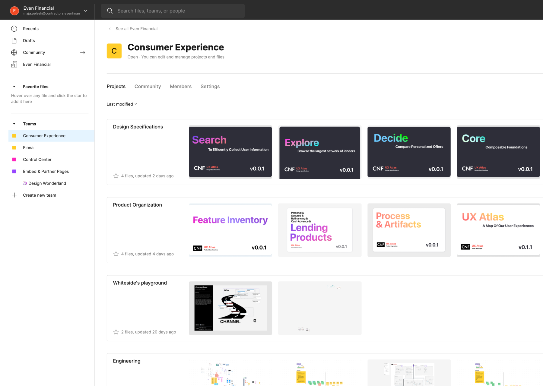 Even Financial DesignOps Figma