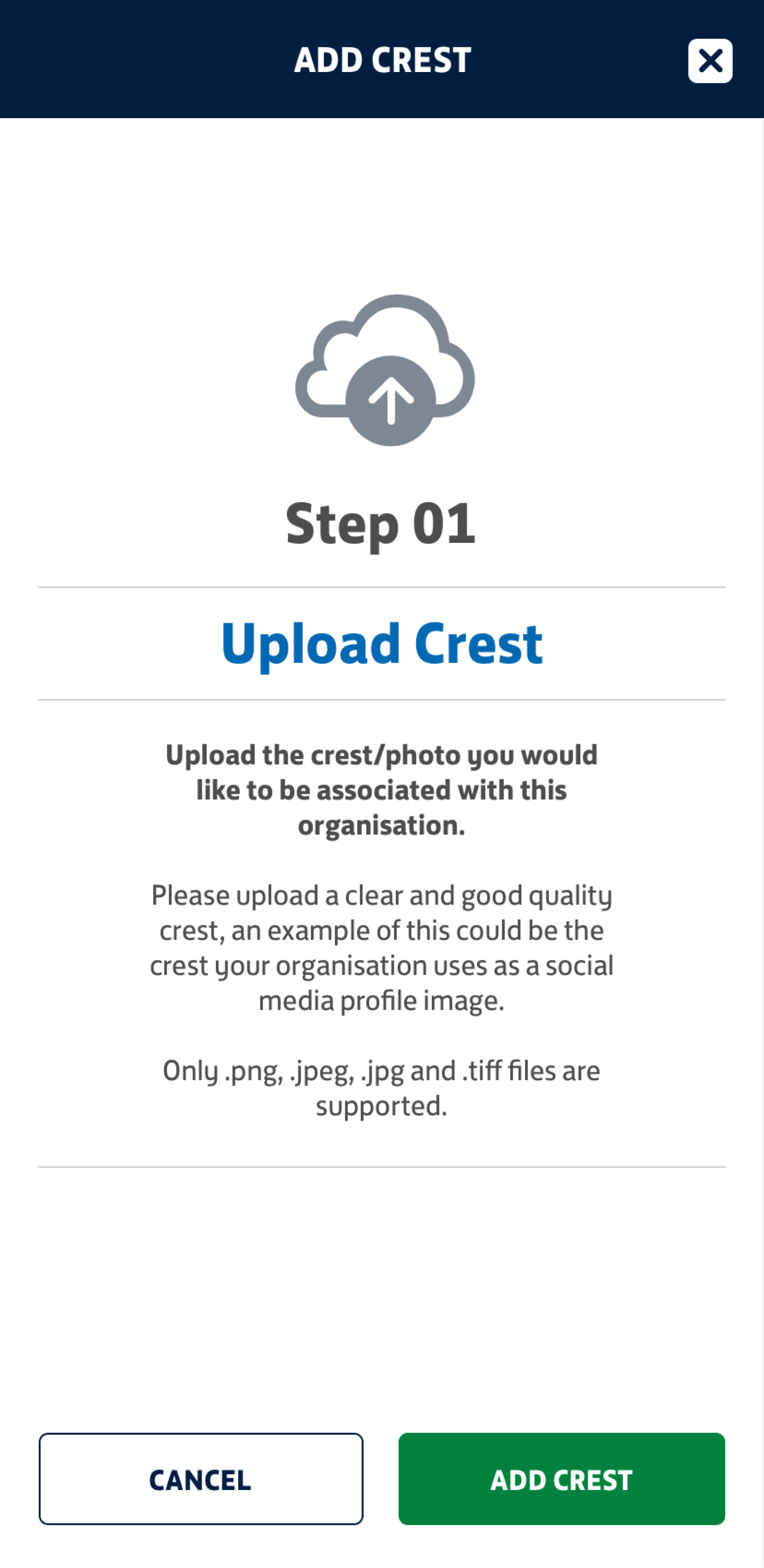 Mobile screen 6 of The FA experience